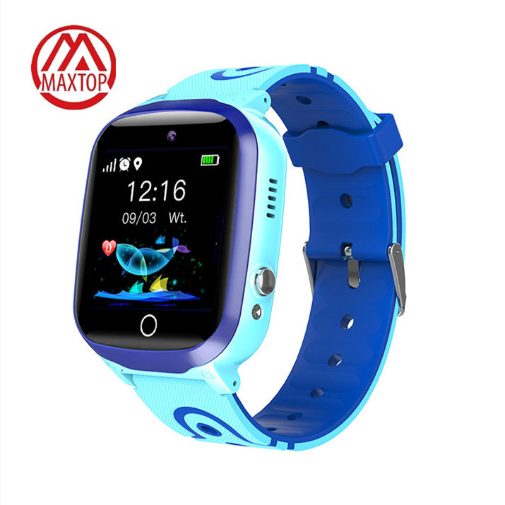 Maxtop Waterproof IP67 Kids GPS Tracking Smart Bracelet Watch Kids Location Tracking Children Smart Watch GPS Kids Watch