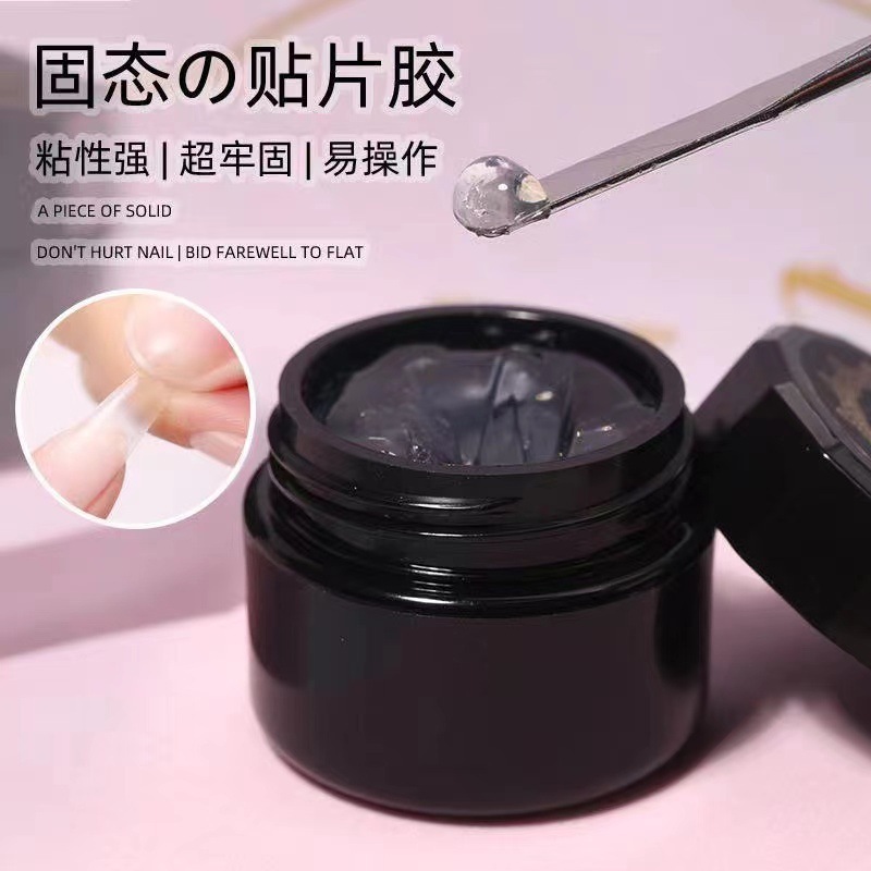 press on nails nail glue builder gel for nails builder gel clear glue solid Semi-solid glue UV light Degumming 10g/bottle