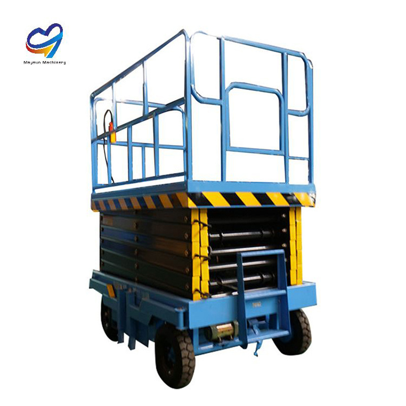 High Quality 14Meter Scissor Lift Scaffolding 500kg Hydraulic Electric Lift Mobile Lift Platform