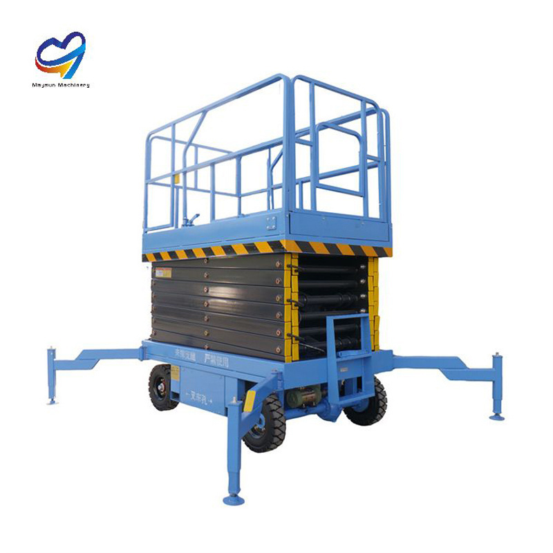 High Quality 14Meter Scissor Lift Scaffolding 500kg Hydraulic Electric Lift Mobile Lift Platform