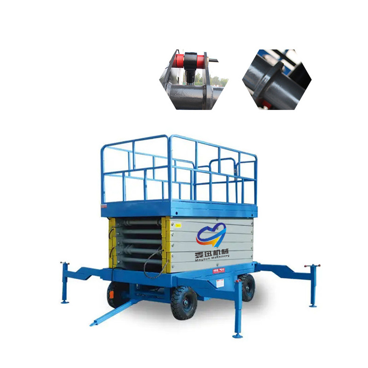 Multifunctional Crawler Scissor Lift Hydraulic Outrigger Crawler Scissor Lift Selfpropelled Mobile Lifting Platform