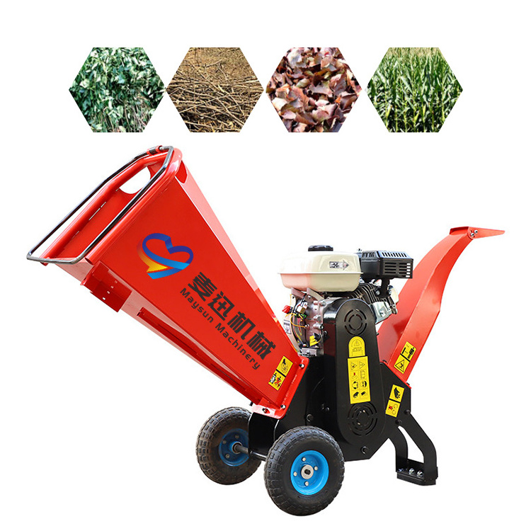 Household Use Model 6 Inch 8 Inch Small Garden Branch Chopper 6.5hp 18hp 25hp 40hp Tree Machine Wood Chipper 15hp