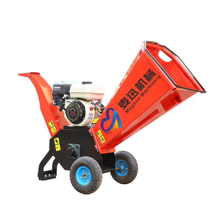 Household Use Model 6 Inch 8 Inch Small Garden Branch Chopper 6.5hp 18hp 25hp 40hp Tree Machine Wood Chipper 15hp