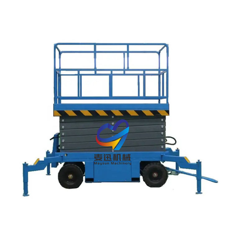 Hydraulic Electric work platform with CE Certification Automatic Battery Electric Scaffolding Lift Hydraulic Pump Scissor Lift