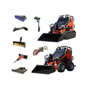 FREE SHIPPING!! Cheap Mini Skid Steer Loader Diesel Mini Skid Steer Loaders Accessories Wheel Loader Mini 500kg 400kg 17 200 Kg