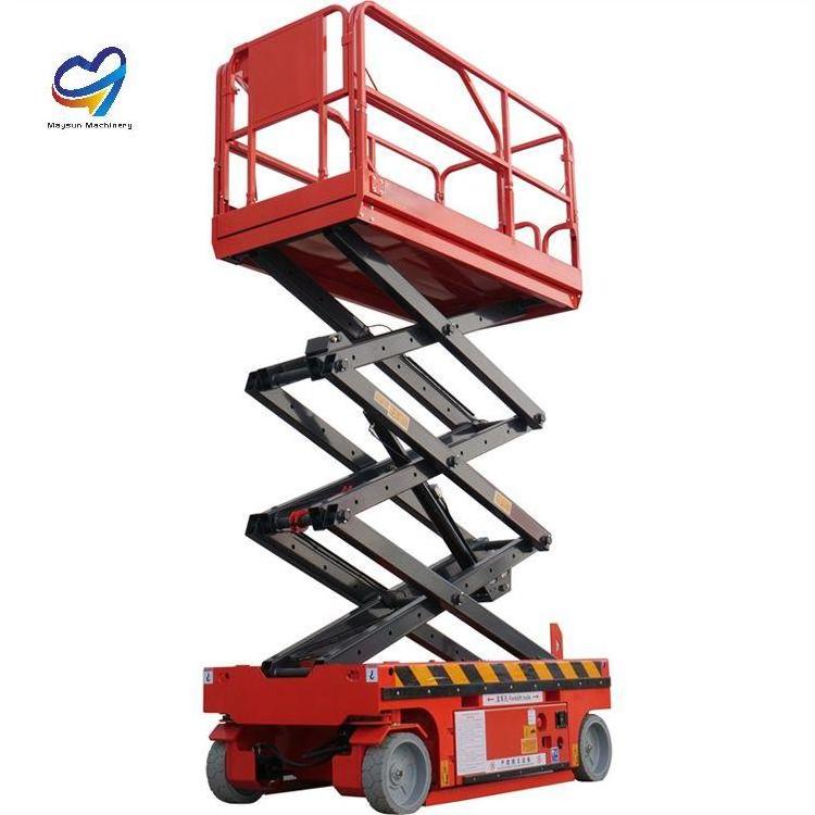 4 meters 6m 8m 15m Mobile Hydraulic Battery Trailer Electric Scissor Lift Table Lift Table Platform Lift Scissor 10m