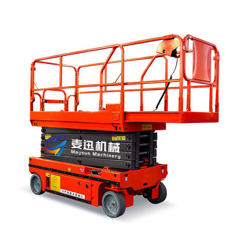 8m fully automatic mobile wheelchair lifting platform scissors lift platform