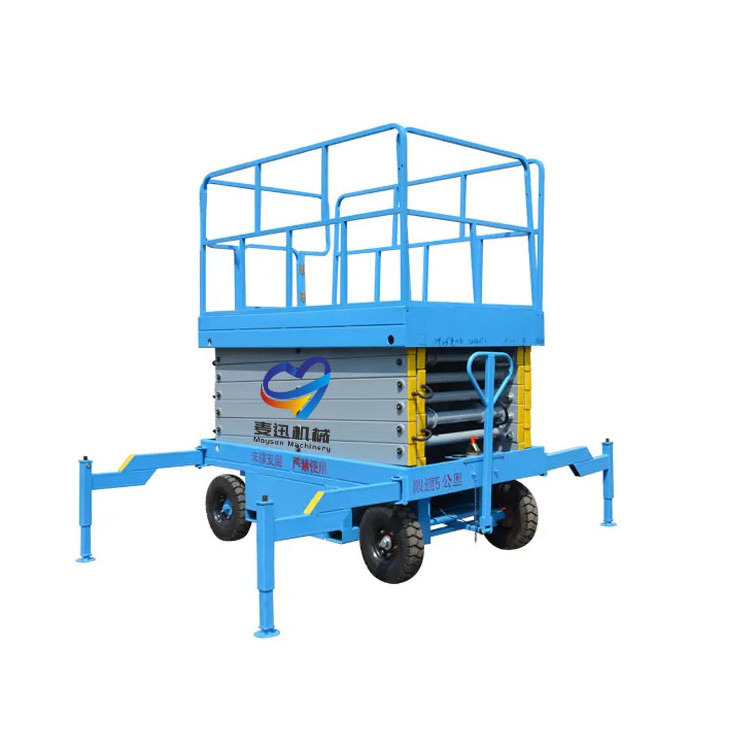 Multifunctional Crawler Scissor Lift Hydraulic Outrigger Crawler Scissor Lift Selfpropelled Mobile Lifting Platform