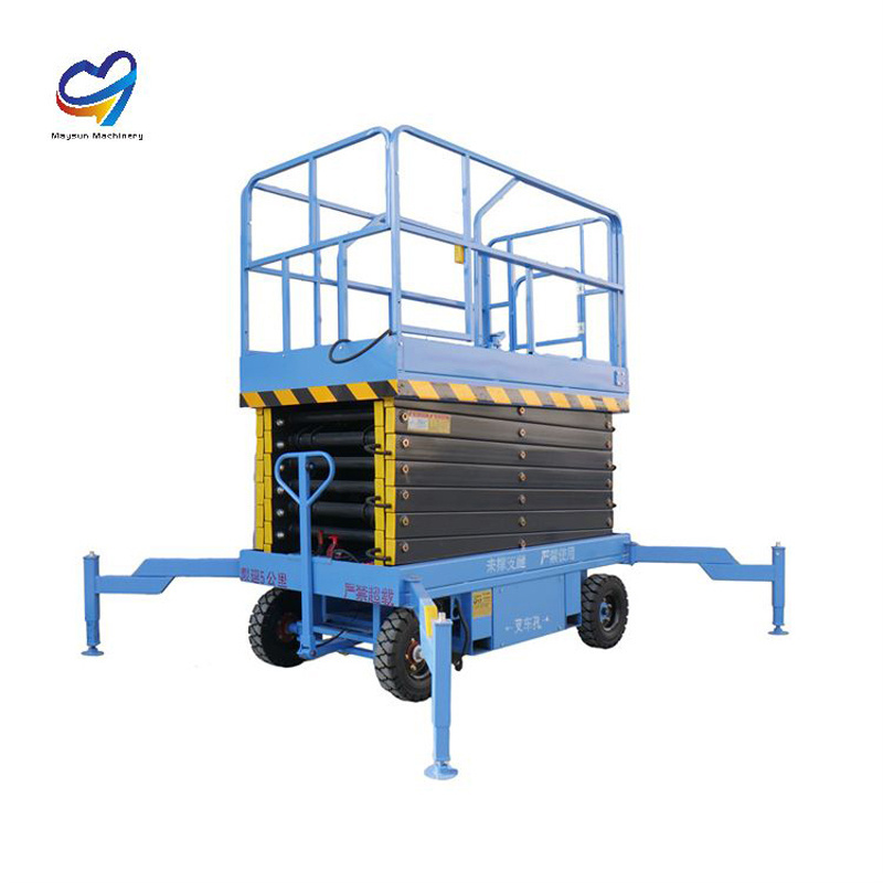 High Quality 14Meter Scissor Lift Scaffolding 500kg Hydraulic Electric Lift Mobile Lift Platform