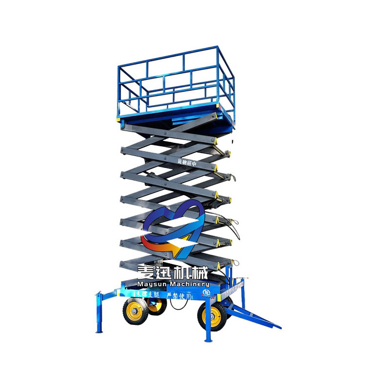 Hydraulic Electric work platform with CE Certification Automatic Battery Electric Scaffolding Lift Hydraulic Pump Scissor Lift