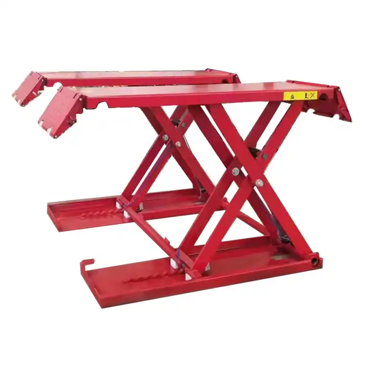 Workshop Equipment Used Hydraulic 1.4m Car Lifter Price 4000kg Auto Scissor Lift car for sale