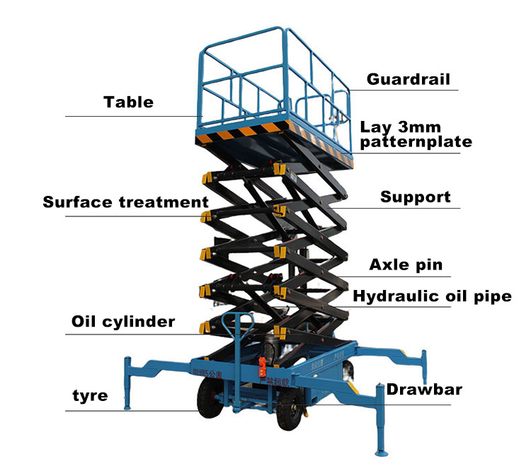 electric lift hydraulic scissor lift electric table scissor car stationary lift table