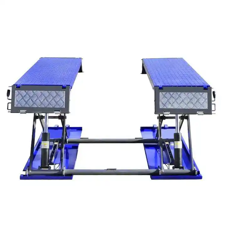 Workshop Equipment Used Hydraulic 1.4m Car Lifter Price 4000kg Auto Scissor Lift car for sale