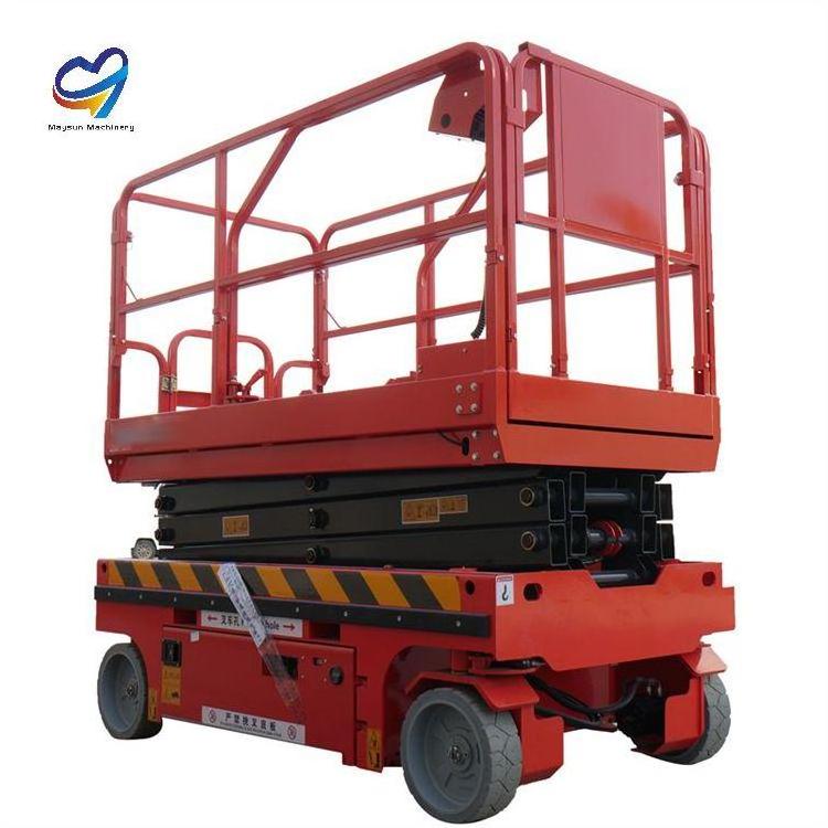 4 meters 6m 8m 15m Mobile Hydraulic Battery Trailer Electric Scissor Lift Table Lift Table Platform Lift Scissor 10m