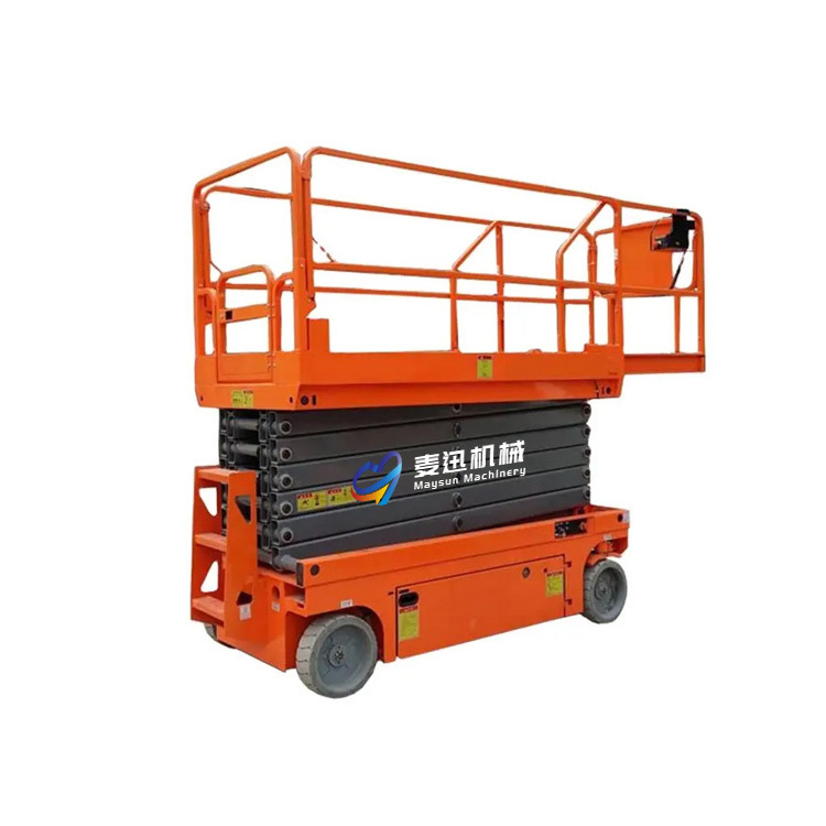 High Quality Low Price Standardized Four Wheel Self-Propelled Scissor Lift Platform One Man Lift For Household And Factory