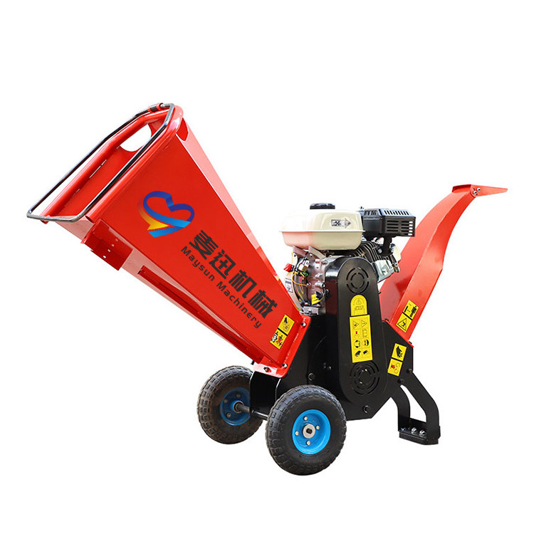 Household Use Model 6 Inch 8 Inch Small Garden Branch Chopper 6.5hp 18hp 25hp 40hp Tree Machine Wood Chipper 15hp