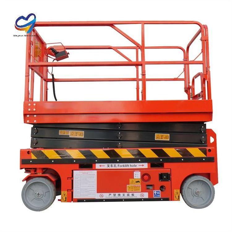 4 meters 6m 8m 15m Mobile Hydraulic Battery Trailer Electric Scissor Lift Table Lift Table Platform Lift Scissor 10m