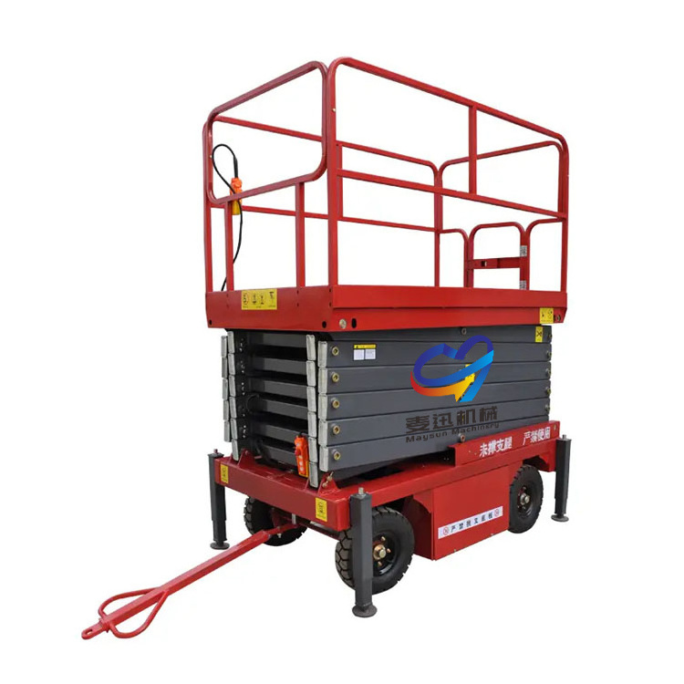 Hydraulic Electric work platform with CE Certification Automatic Battery Electric Scaffolding Lift Hydraulic Pump Scissor Lift