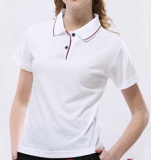 Custom made plain top quality golf women's sleeveless customize polyester polo shirt