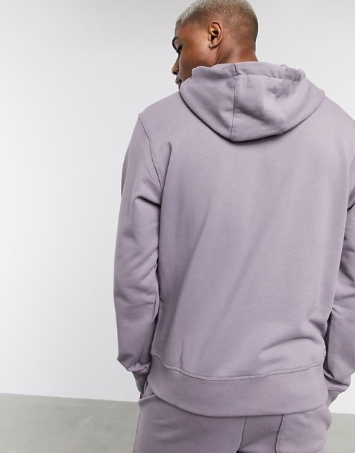 OEM Service Sportswear Hoodie Plain purple Tracksuits For Men