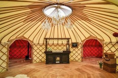 High Quality 6m Magnolia Yurts Luxury Camping Tent For Sale