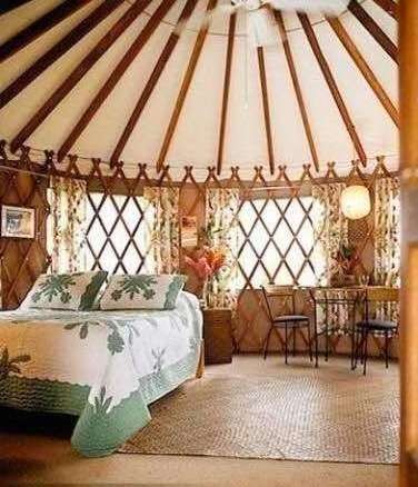 Luxury Glamping Wooden Yurt Camping Tent For Sale