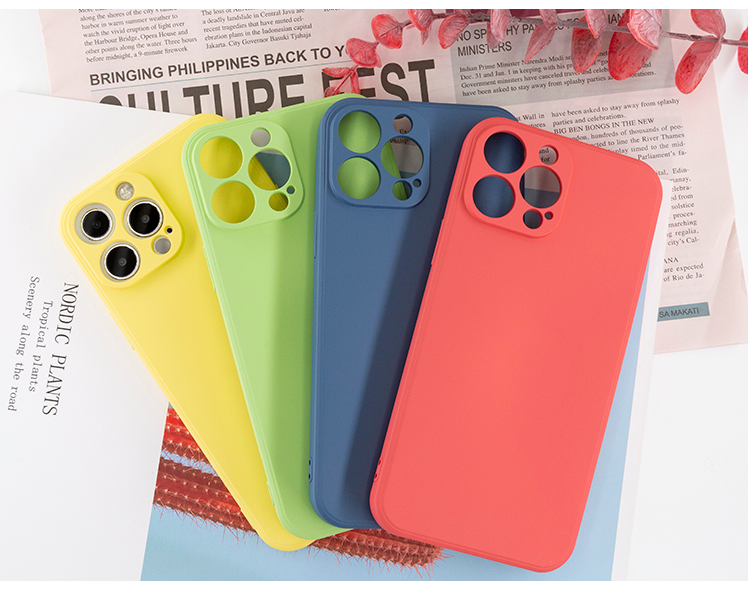 For iPhone Apple Silicone Case Customized Logo Liquid Silicon Cover Microfiber Silicon Back Shell for iPhone 15 14 13 12 Pro Max