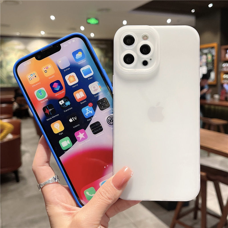 Camera Protection Silicone Phone Case For iPhone 13 Pro Max 11 12 14 15 Pro Max XR XS Max X 7 8 Plus Soft Shockproof Matte Cover