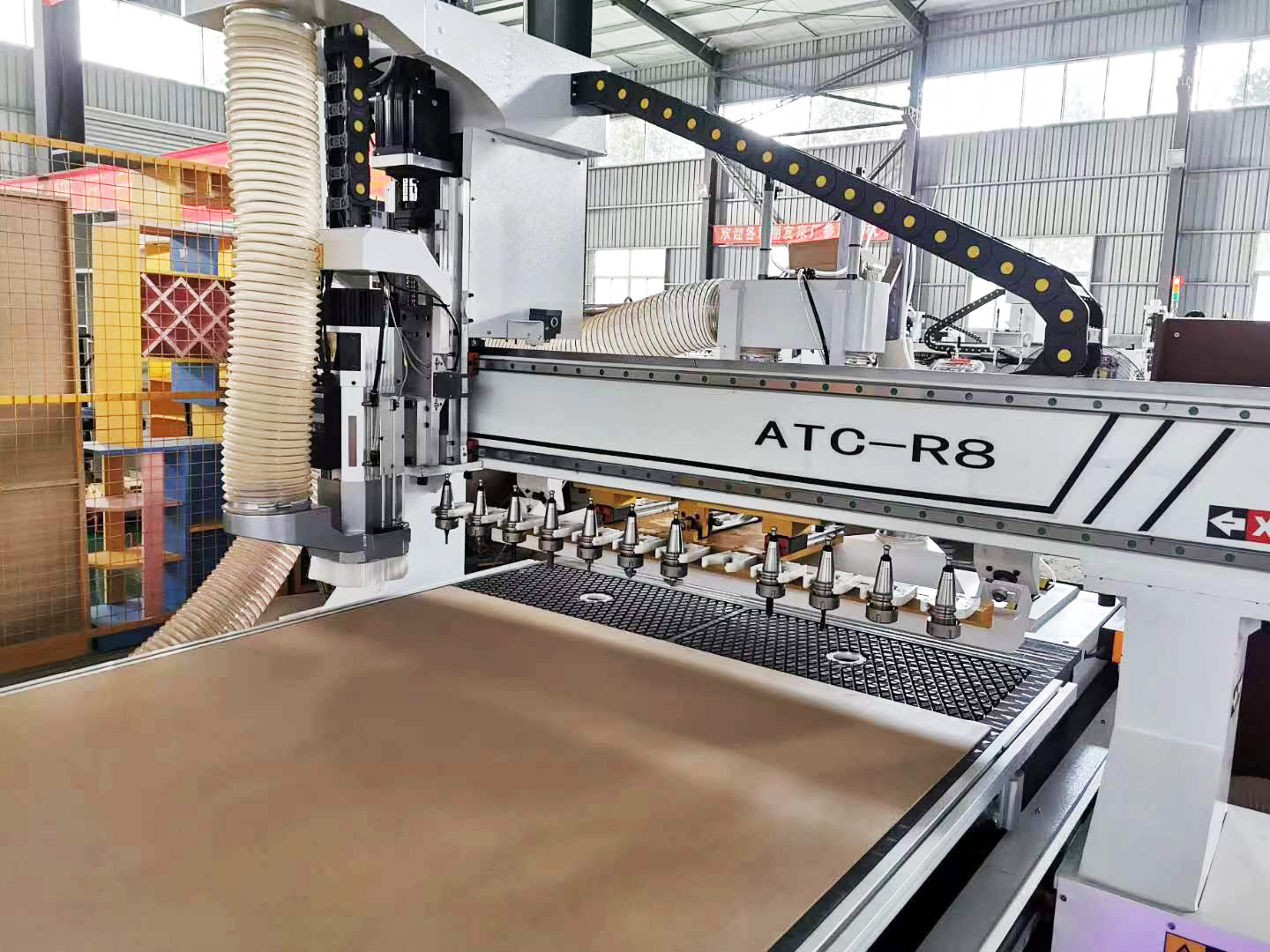 4x8 ft 3 Axis Wood CNC Router With ATC 1325 Automatic Tool Changer 3D CNC Router Engraver Machine for wood furniture