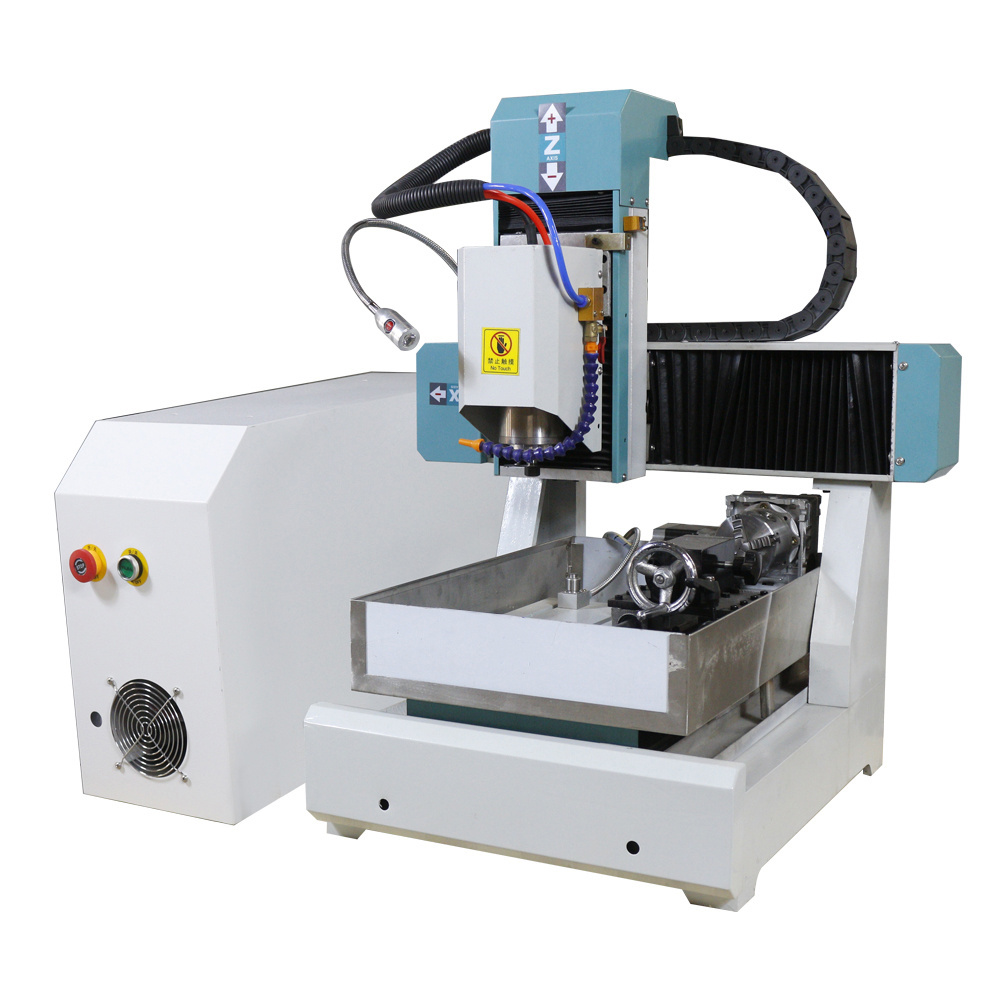 China Wood Metal Jade Acrylic Carving Waterjet 3030 4040 6060 Mini Cnc Wood Router 3 axis 4axis machine