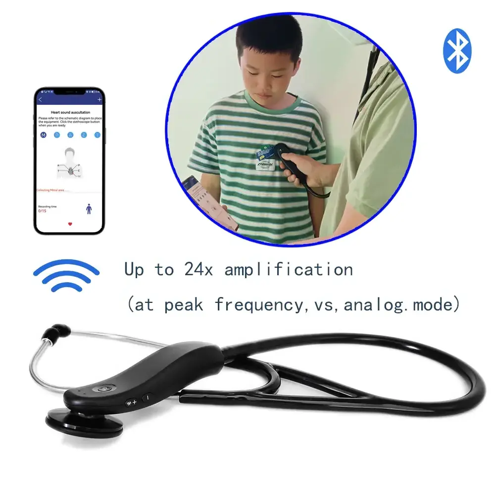 New Type Mobile Phone Electronic Smart Stethoscopes Medical Intelligent Bluetooth electronic stethoscope