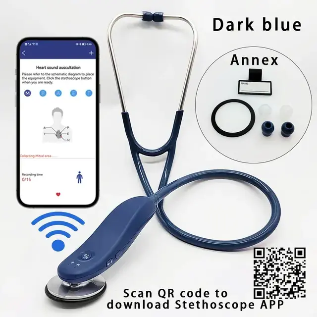 New Type Mobile Phone Electronic Smart Stethoscopes Medical Intelligent Bluetooth electronic stethoscope