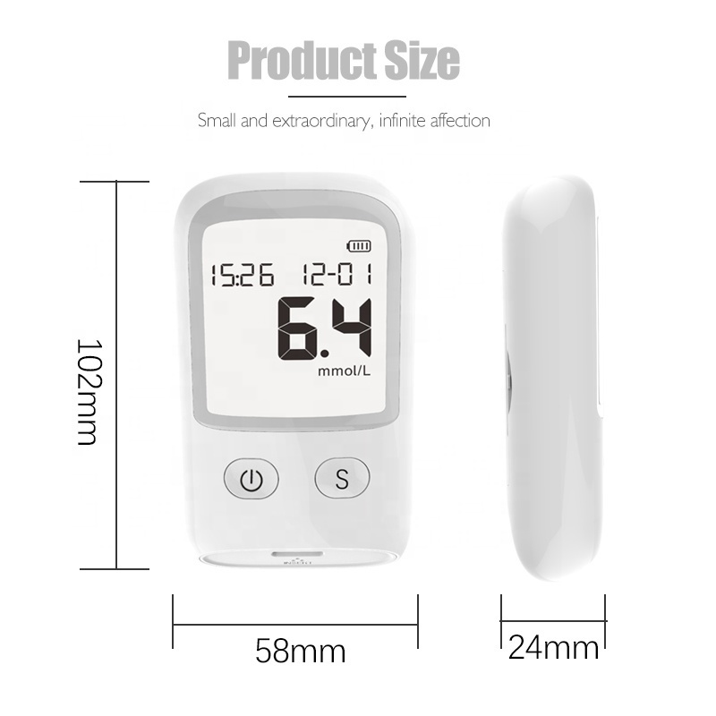 IMDK Safety Analyzer Medical Instrument Blood Glucose Meter Monitor Household Medical Equipment For Diabetes Glucometer