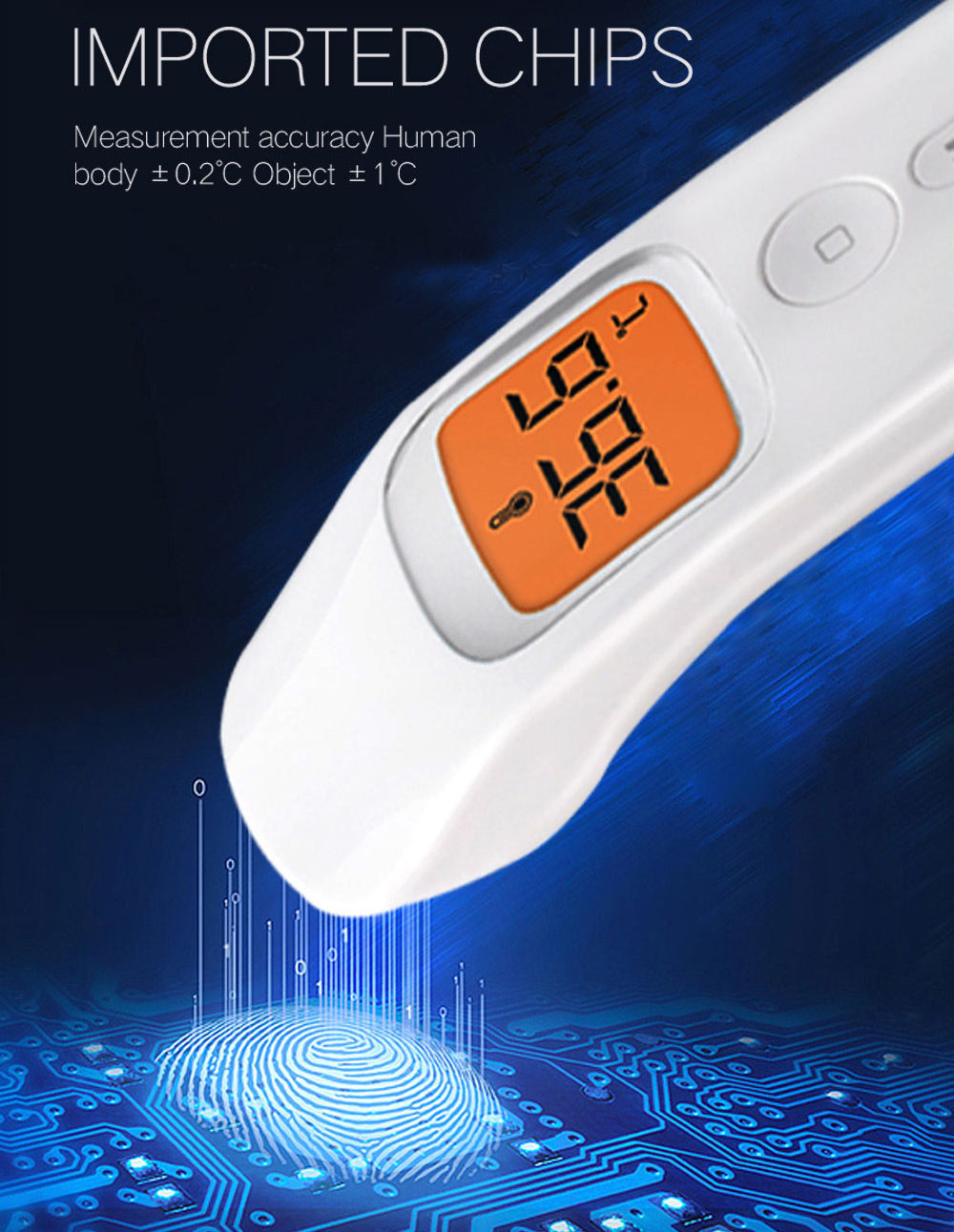 Medical Electronic non-contact frontal infrared thermometers digital infrared thermometers forehead