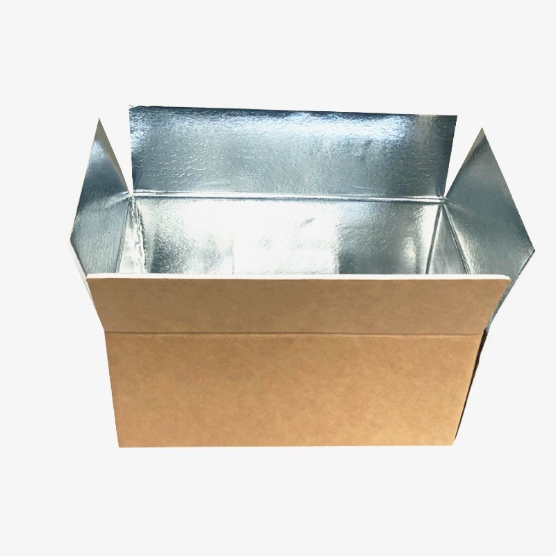 IMEE Custom Logo Carton Box Fish Vegetables Insulated Corrugated Paper Boxes for Frozen Food Transporting