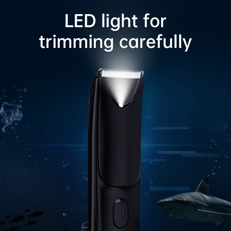 Professional  cordless body Trimmer Wholesale Rechargeable Electric Waterproof  trimmers Groin hair trimmer