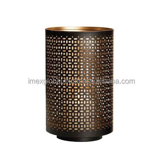 Metal Hurricane Laser Cut Candle Holder High Quality and Best Manufacturing in Whole Sale Price Top Selling Metal Carton Silver