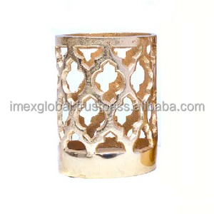 GOLD PLATED ALUMINIUM VOTIVE CANDLE HOLDER HIGH QUALITY AND BEST MANUFACTURING IN WHOLE SALE PRICE TOP SELLING CANDLE HOLDER