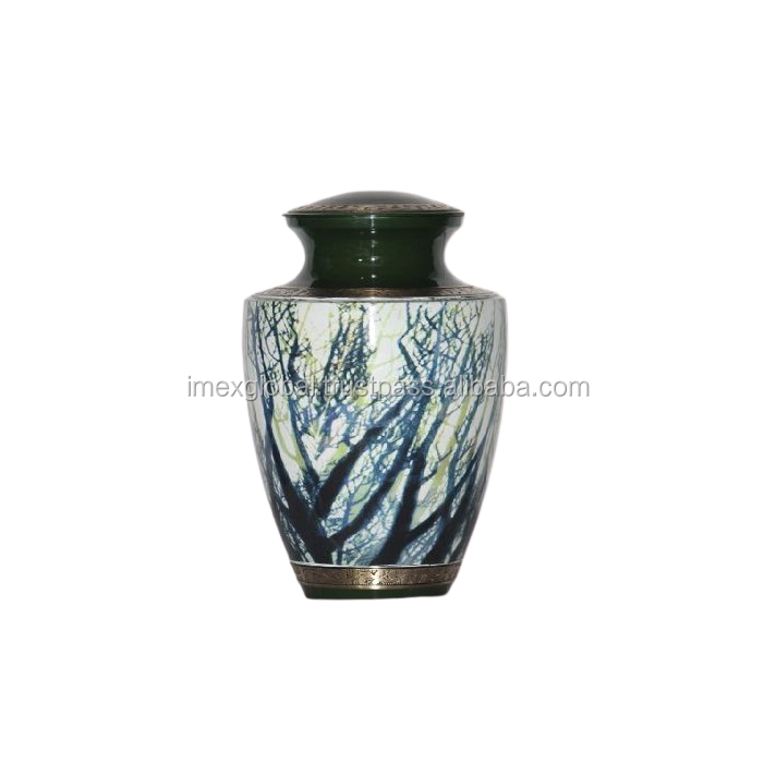 wholesale sublimation white jar urn for human ashes adult pet memorial ceramic urn pet cremation ashes pet urn