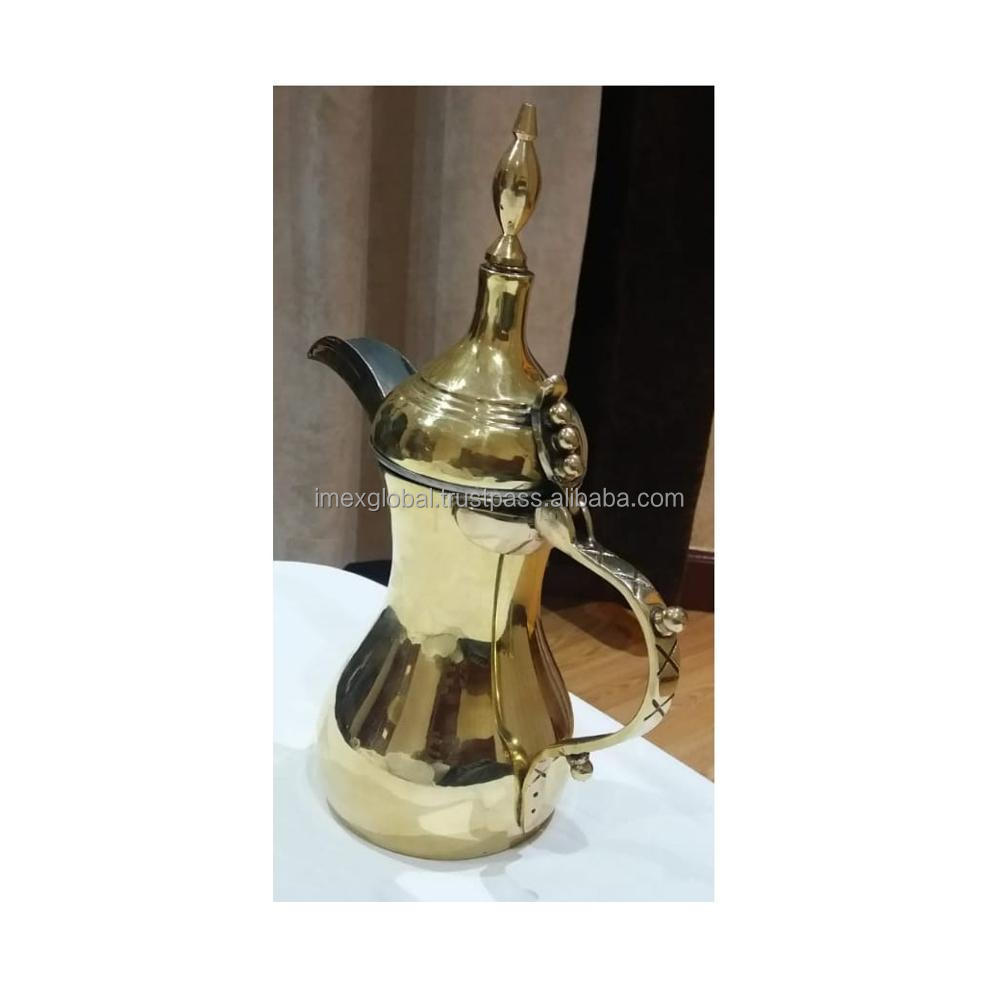 Arabic Brass Metal Turkish Dallah Coffee Pot High Quality And best Manufacturing In Whole Sale Price Top Selling Dallah