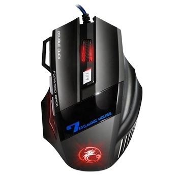 iMICE X7 Usb Wired Gaming Mouse with 3200Dpi, 7 Buttons, Breathing Light and Large Size