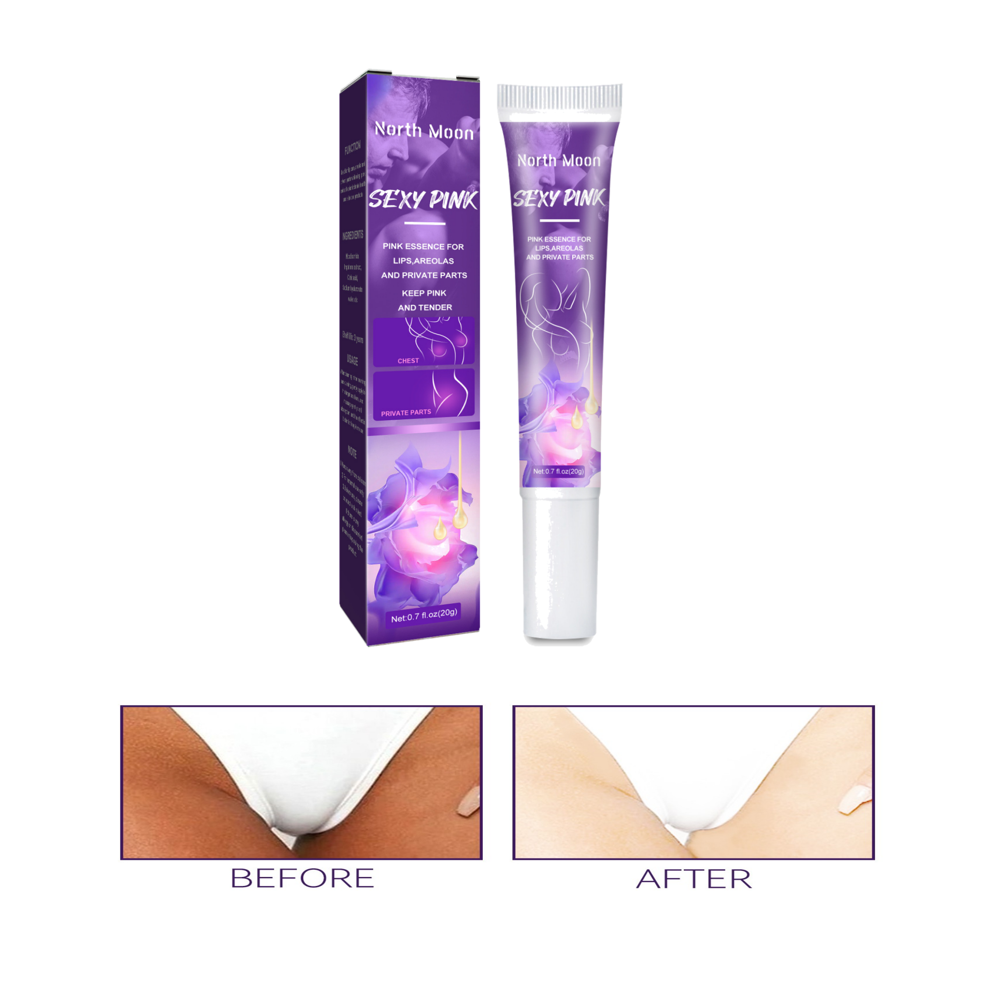 Body Private Part Whitening Vaginal Pink Nipple Cream Private Parts Pink Tender Cream Whitening Dark Nipple Anal Bleaching Cream