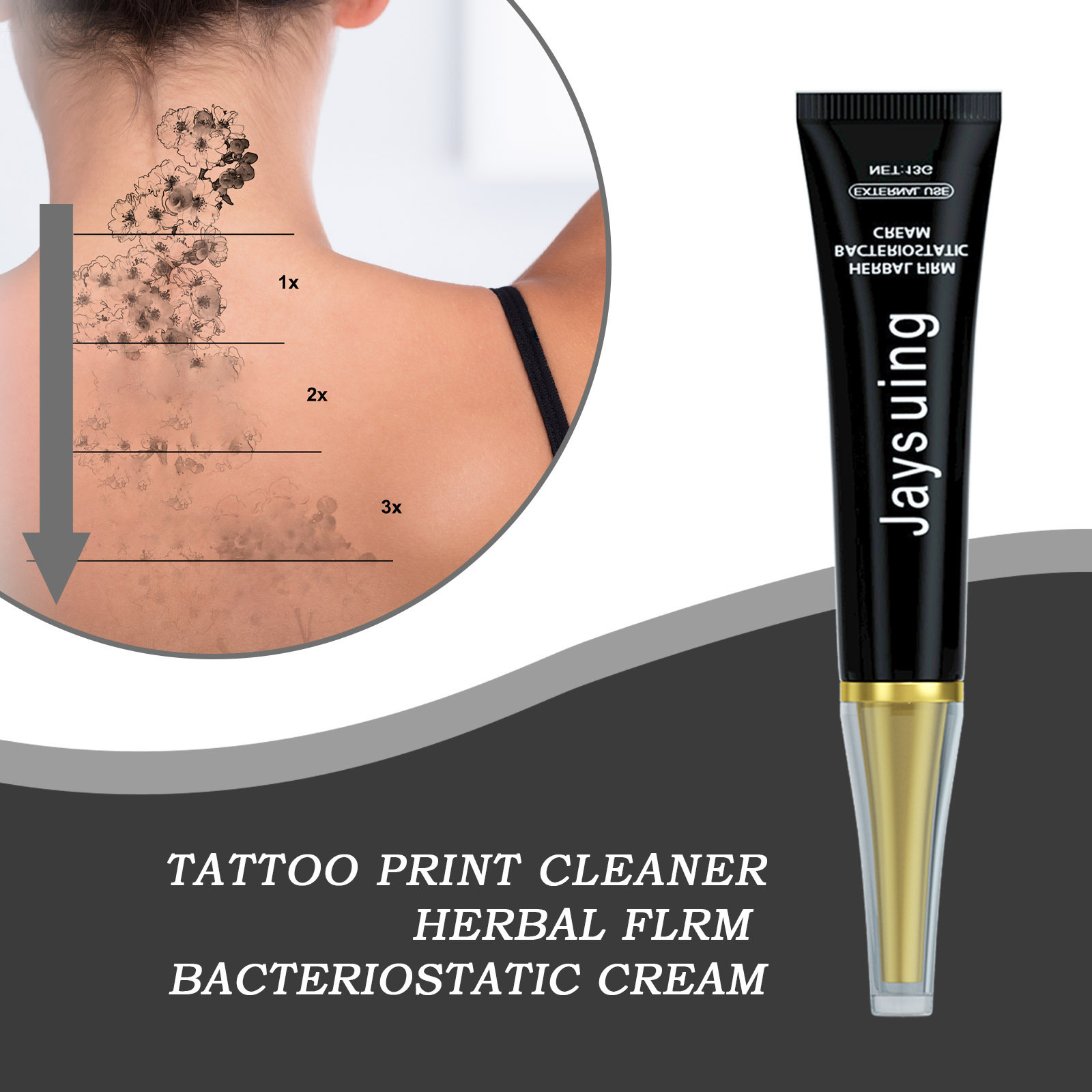 Body Tattoo Cleaning Cream Skin Tattoos Remover Gel Painless Home Tattoo Removal Cream Permanent