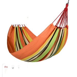 Double Hammock 450 Lbs Portable Travel Camping Hanging Hammock Swing Lazy Chair Canvas Hammocks hunting Leisure Products super