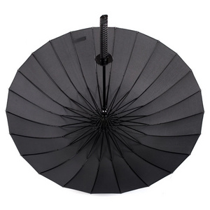 Japanese Samurai Umbrella Strong Windproof Semi Automatic Long Umbrella Large Man Adults Japan Business Umbrellas Men's Paraguas