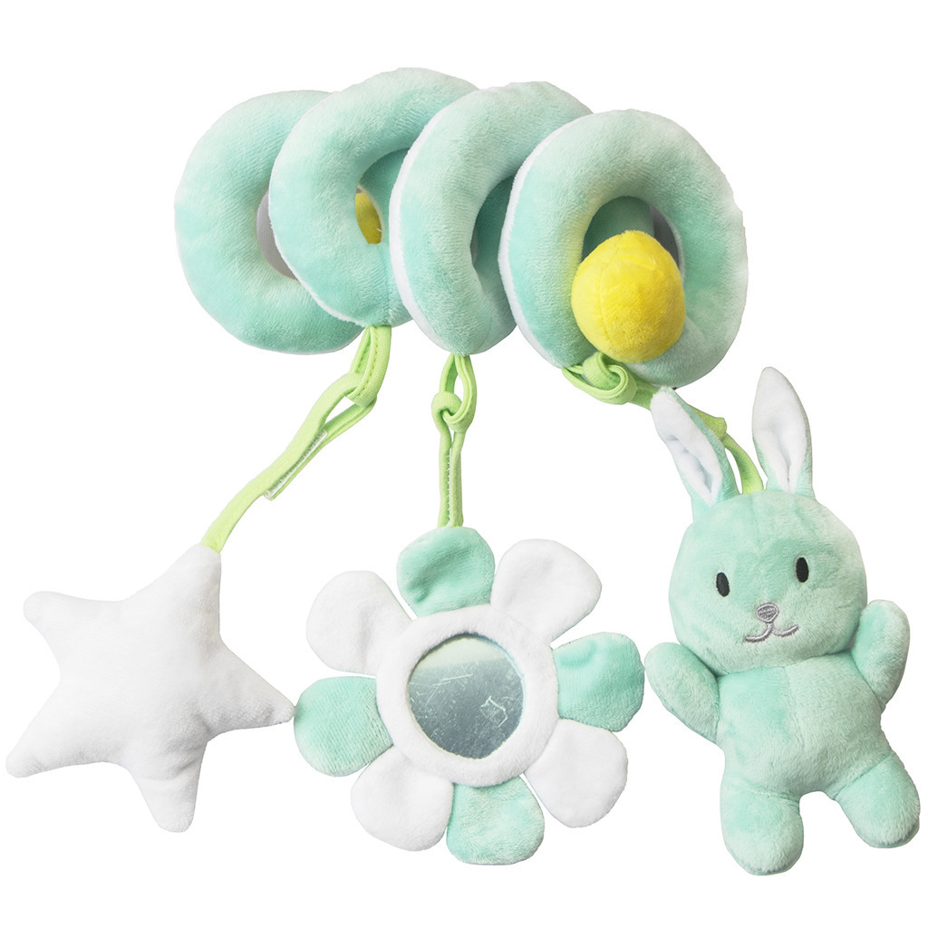 Infant Toddler Anima Toys For Baby Stroller Crib Soft Rabbit Bear Style Pram Hanging Toys Plush Appease Doll Bed Accessories