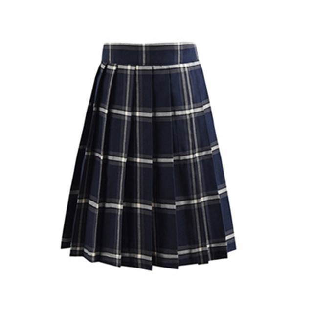 Harajuku Black Skirts Women Summer High Waist Anime Skirts Kawaii School Uniform Short Mini White Pink Plaid Pleated Skirt