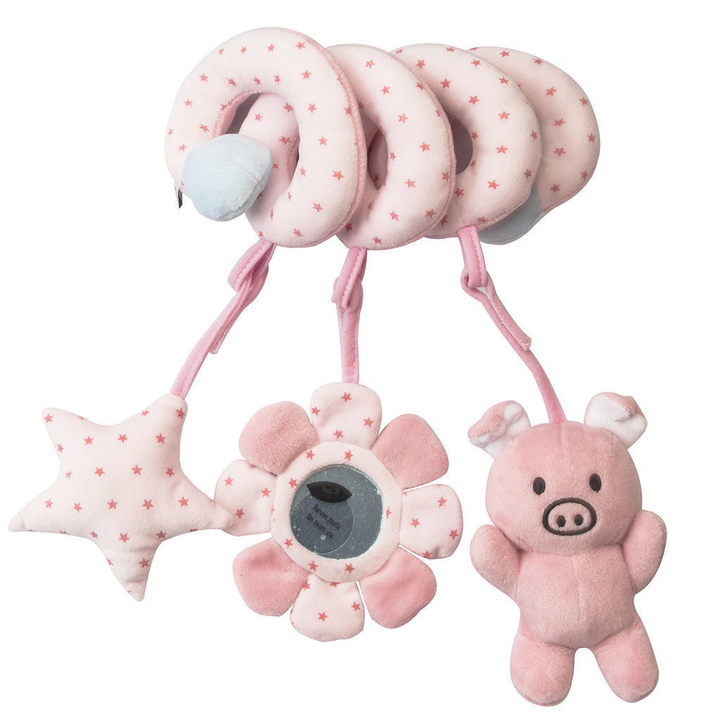 Infant Toddler Anima Toys For Baby Stroller Crib Soft Rabbit Bear Style Pram Hanging Toys Plush Appease Doll Bed Accessories