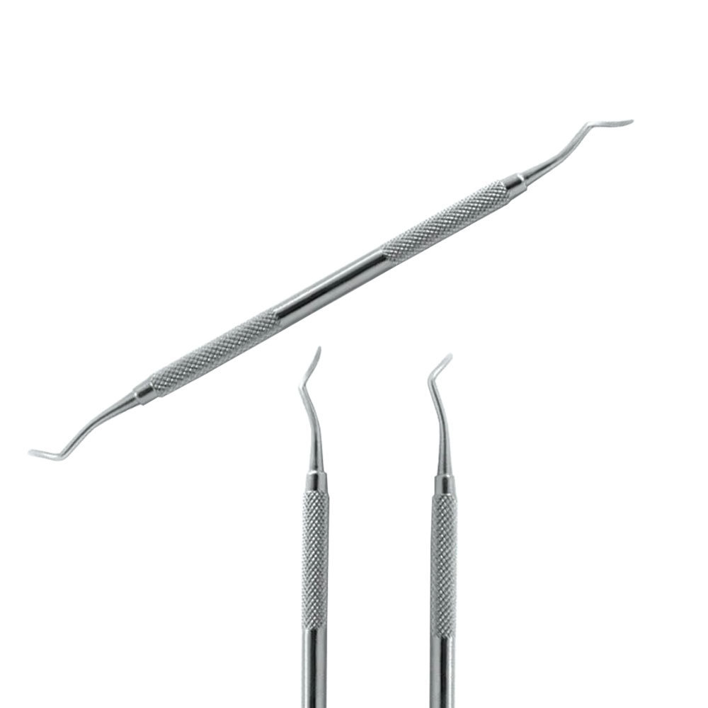 Stainless Steel Excavator 63-64 Double Ended Chiropody Podiatry Beauty Tools Instruments - High-quality Professional