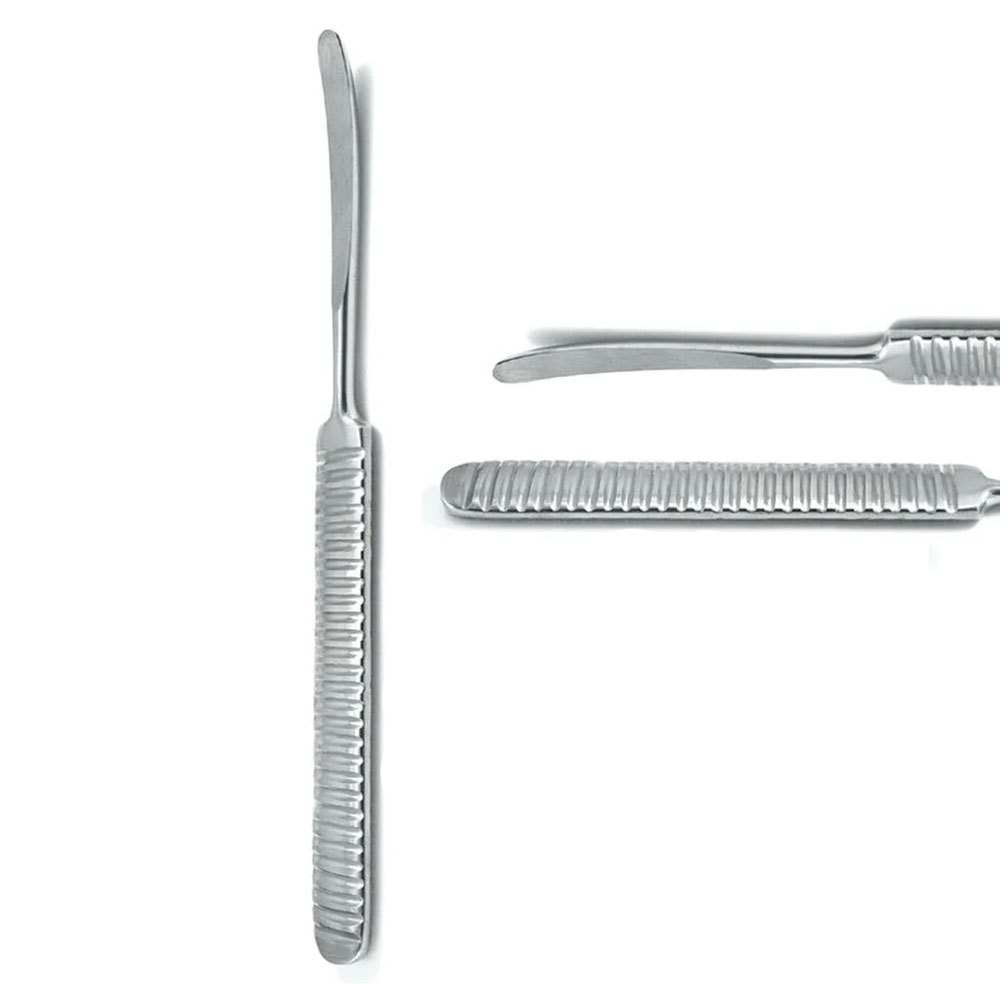 Chiropody Podiatry Instruments Set 2-piece Nail Filer, Elevator & Scalpel Handle #3 - Premium Stainless Steel Tools